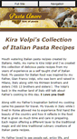Mobile Screenshot of pasta-recipes-by-italians.com
